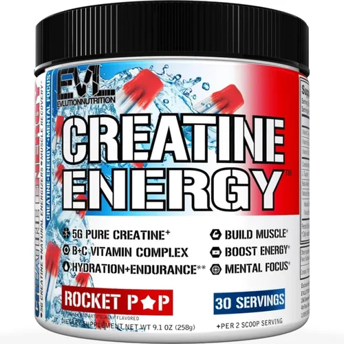 Miniatura 17 de Evlution Nutrition Creatine 5000 - Apoya una recuperación más rápida, crecimiento muscular magro y rendimiento - Polvo antes y después del Sin sabor.