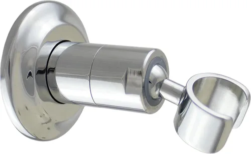 Miniatura 8 de High Sierra® - Soporte de pared de metal sólido para cabezales de ducha de mano - Acabado dorado cepillado