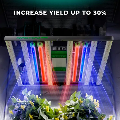 Miniatura 4 de MARS HYDRO ADlite Red30 & Blue30 Luz de Crecimiento LED para Plantas de Interior, Luces de Crecimiento de 30Wx2, Luz Suplementaria de Espectro Rojo