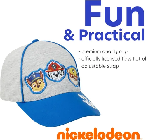 Miniatura 3 de Nickelodeon Gorra de béisbol de algodón Paw Patrol para niños pequeños (de 2 a 4 años)