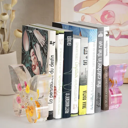 Miniatura 3 de Molde de resina para sujetalibros de mariposa grande 3D, molde de silicona para organizar libros, decoración artística para el hogar, molde