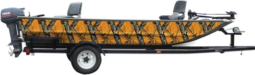 Mossy Oak Graphics Kit de envoltura de camuflaje Blaze para barco - Vinilo de fácil instalación con acabado mate - Kit de 18" x 12'