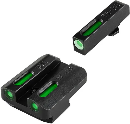 Miniatura 34 de TRUGLO TFX mira para pistola Dura, resistente a golpes, compacta, brillantemente luminosa, mira tritio y fibra óptica extrema para uso diurno