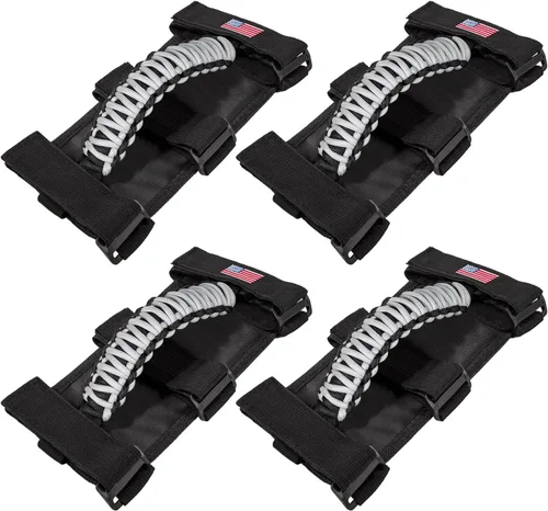 Miniatura 20 de Asas de agarre para Jeep Wrangler JK JKU JL JLU TJ YJ Sports Sahara Freedom Rubicon Unlimited Gladiator JT 1955-2023 UTV ATV Accesorios Premium 550