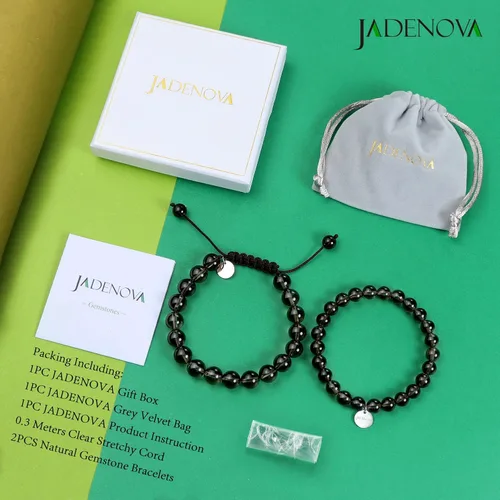 Miniatura 7 de Brazalete de piedras de yoga para parejas