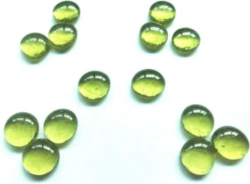 Miniatura 2 de Piedras preciosas de vidrio, 4 libras (4 libras) canicas planas para rellenos de jarrones, decoración de acuario, decoración de fiesta