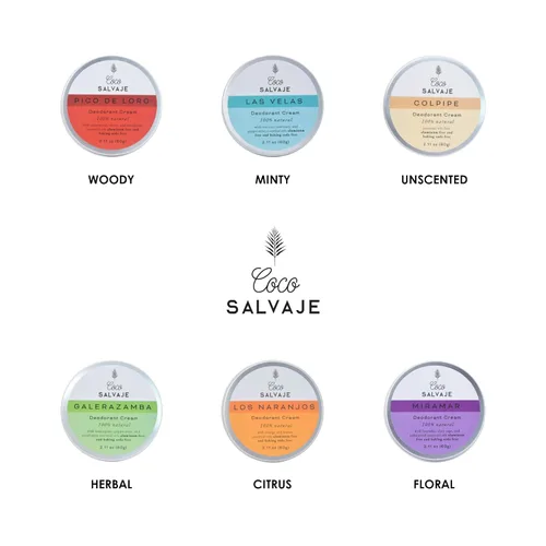 Miniatura 7 de Crema desodorante natural para mujeres y hombres, desodorante sin aluminio con magnesio e ingredientes orgánicos para pieles sensibles, vegano