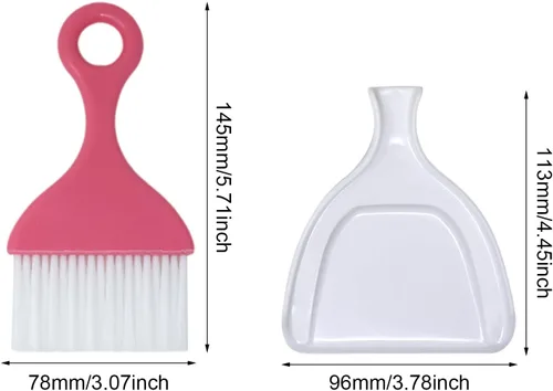 Miniatura 2 de Honbay 2 pinceles de plástico para pintura de diamante con embudo, mini cepillos de limpieza de escritorio para organizador de diamantes o limpieza
