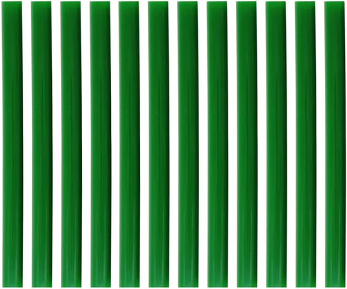 Miniatura 8 de HUIHUIBAO 12 barras de pegamento caliente de colores, mini pegamento adhesivo termofusible para manualidades, 0.276 x 3.937 in, negro