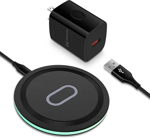 Cargador inalámbrico de carga rápida para Samsung Galaxy S26 Ultra S25 S24 FE S23 FE Ultra S22 S21 Z Fold7 6, estación de carga inalámbrica de 15 W