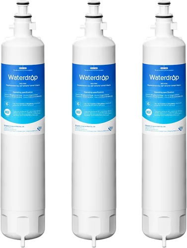 Miniatura 10 de Waterdrop Filtro de agua de repuesto para refrigerador GE® RPWFE®, RPWF (chip integrado), compatible con GFE28GYNFS, GFE28GELDS, PFE28KELDS