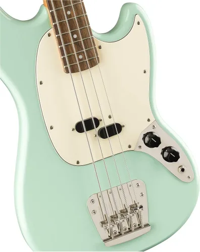 Miniatura 5 de Squier Classic Vibe 60s Mustang Bass, verde surf, diapasón de laurel