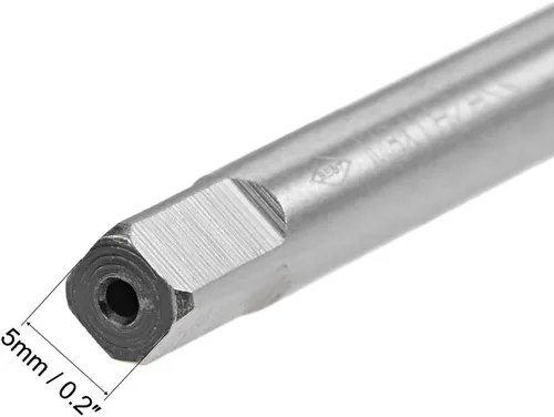 Miniatura 4 de uxcell Tapón de punta en espiral roscado M8 x 1 rosca, roscas de tierra H2 3 flautas, acero de alta velocidad HSS 6542, recubierto de titanio