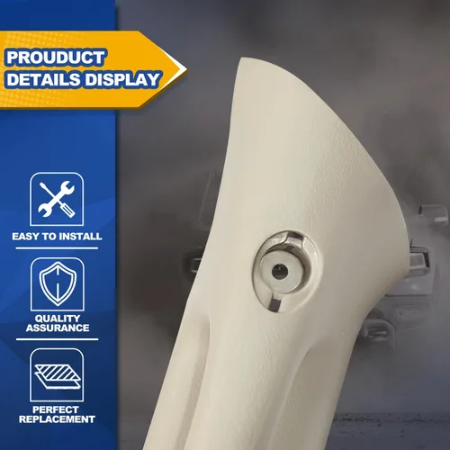 Miniatura 3 de Manija Interior de Adorno de Pilar A Compatible con Dodge Ram 1500 2006-2008 2500 2006-2009 3500 2006-2009 4500 2008-2010 5500 2008-2010 Gris