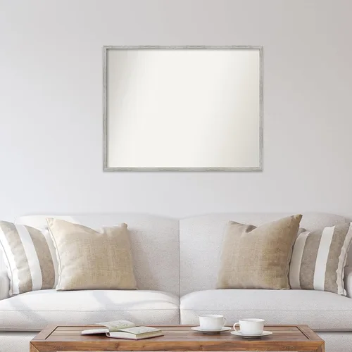 Miniatura 627 de Amanti Art Espejo de baño blanco para sobre el fregadero, 32 x 45 pulgadas, espejo de tocador rectangular blanco esbelto, marco de madera moderno