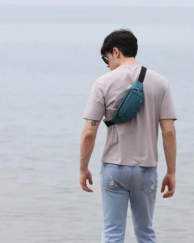 Miniatura 6 de WATERFLY Riñonera de Cintura: Bolso Pequeño de Cadera, Riñonera, Bolso de Fanny, Paquete de Fanny, Riñonera, Bolso de Cintura, Riñonera, Bolso