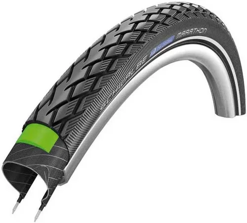 Miniatura 11 de Schwalbe Neumático con cable Marathon con Greenguard Negro/Brillante