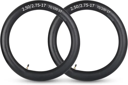 Miniatura 12 de GICOOL 2.50/2.75-14” (60/100-14) Cámaras interiores de repuesto para moto de cross, paquete de 2 con válvula TR4, compatible con motos de cross