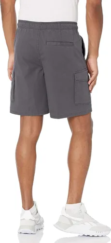 Miniatura 2 de Tienda Essentials Pantalones cortos cargo con cintura elástica para hombre de 9 pulgadas