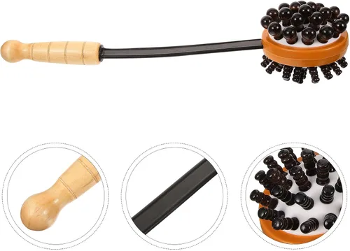 Miniatura 2 de Bendable Wooden Back Hammer Handheld Massage Hammer for Neck and Shoulder Relief at Home and Travel