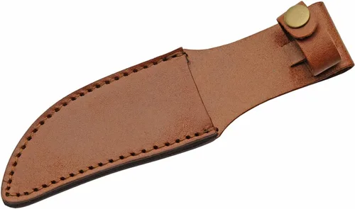 Miniatura 6 de SZCO Full Tang Upsweep - Cuchillo de caza de 8.25 pulgadas, cuchillo de campamento con hoja forjada a mano, mango de madera verde y hueso y funda