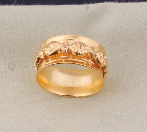 Miniatura 2 de Fish Spinner Ring, 925 Sterling Silver Ring, Handmade Ring Women, Statement Ring Women, Minimalist Ring Silver, Fish Spinner Gold Ring, Fidget