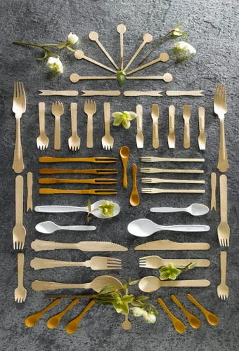 Miniatura 4 de PacknWood 210CVB1 Cubiertos de Madera - Tenedor - 6.2" - 2000 por caja