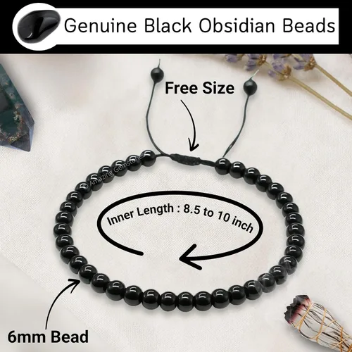Miniatura 21 de Amazing Gemstone Crystal Anklet Ankle Bracelets for Women - Waterproof Beaded Healing Crystal Anklets, Plus Size Chakra Gemstone Bead Anklet