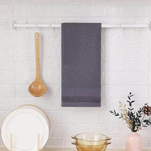 Miniatura 6 de Homaxy Toallas de cocina 100% algodón con tejido gofre, 13 x 28 pulgadas, súper absorbentes y lavables a máquina, para secar platos, paquete de 4