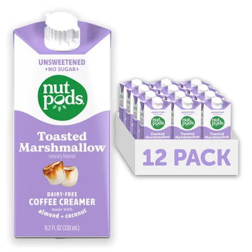 Miniatura 7 de nutpods - Crema de café de malvavisco tostado, sin azúcar, sin azúcar, hecha de almendras y coco, crema para dieta ceto, Whole30, sin gluten, sin