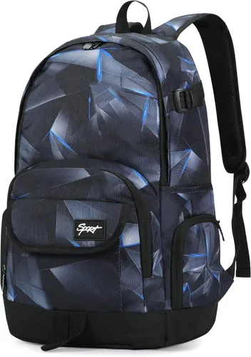 Miniatura 48 de Mochila escolar estilo Rickyh, mochila de viaje para hombres y mujeres, mochila ligera con compartimento para portátil, Tamaño único