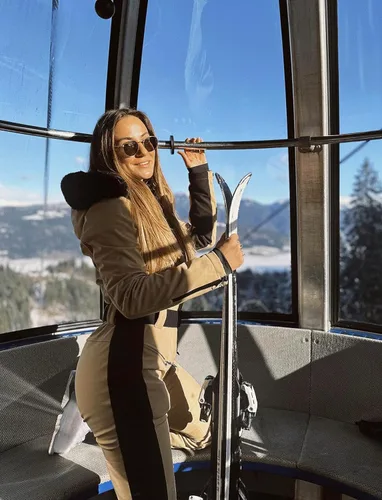 Miniatura 28 de GSOU SNOW Traje de esquí para mujer, traje de nieve de una pieza, para snowboard, delgado, aislante, impermeable, resistente al viento