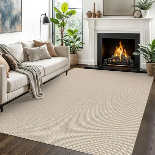 Miniatura 175 de EARTHALL Alfombra de pasillo 3x14 pies, alfombras lavables extra largas para pasillos, tejidas, antideslizante, alfombra trenzada para entrada