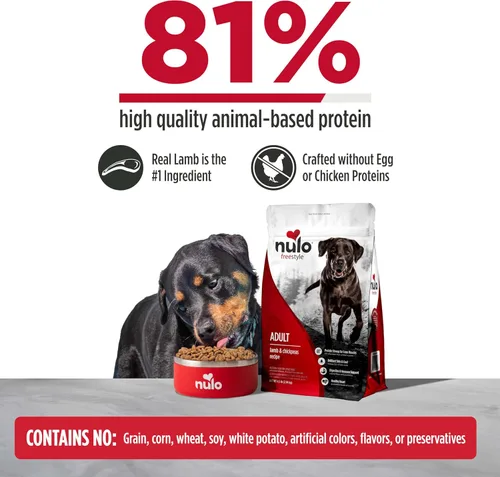Miniatura 3 de Nulo Freestyle Alimento para Perros Adultos, Alimento Seco Premium Totalmente Natural Sin Granos de Croquetas Pequeñas para Perros, con Probiótico