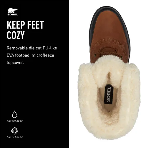 Miniatura 4 de SOREL Botas Tivoli IV Parc para mujer, botas de invierno de cuero impermeables