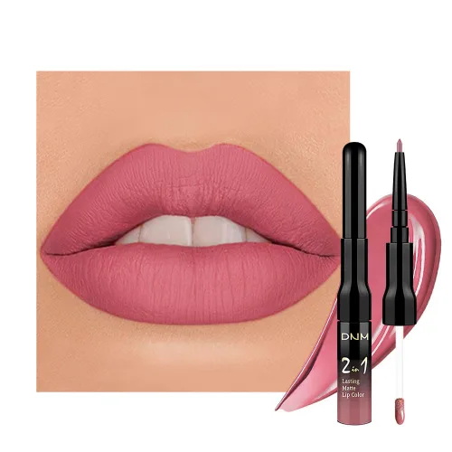Miniatura 47 de evpct 3 Piezas Delineador de Labios Mate Ciruela Oscuro Morado Rosa Rojo Oscuro y Juegos de Lápiz Labial Líquido para Mujeres de Larga Duración