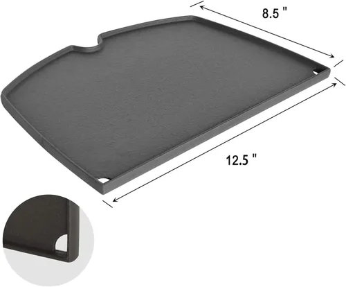 Miniatura 2 de Stanbroil Repuesto de plancha de hierro fundido para parrillas Weber serie Q100 y Q1000, repuesto para Weber 6558