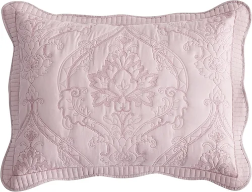 Miniatura 21 de CHIXIN Juego de colcha extragrande tamaño King – Funda de cama ligera – Hermosas costuras – Colcha reversible de 5 piezas – Patrón de paisley