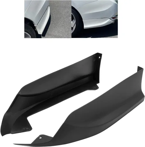 Miniatura 12 de KUAFU Alerón Divisor de Labio de Parachoques Delantero Carrocería Inferior Negro Compatible con Honda Accord 2016-2017 4 Puertas Sedán Par