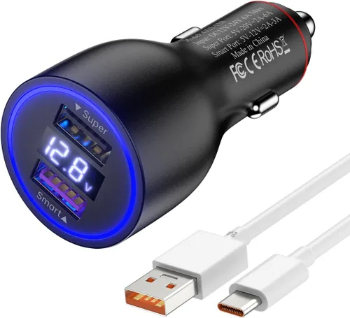 Para Xiaomi Cargador de coche 120W 100W 90W 67W Hypercharge Cargador rápido para Xiaomi 17 15 14 13 12 14t 13t 12t 12s Pro Lite Redmi Note K80 K70