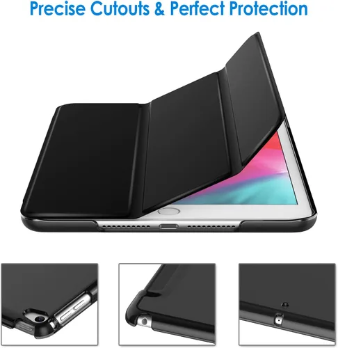 Miniatura 3 de JETech Funda para iPad mini 5 (modelo 2019 5ª generación), cubierta inteligente con apagado automático/encendido (negro)