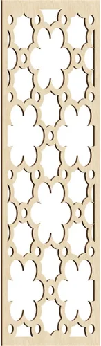 Miniatura 9 de Ekena Millwork WALW14X35X0250STGRO Southgate - Paneles de pared decorativos de madera con calado, 13 3/8 pulgadas de ancho x 34 3/8 pulgadas de rojo