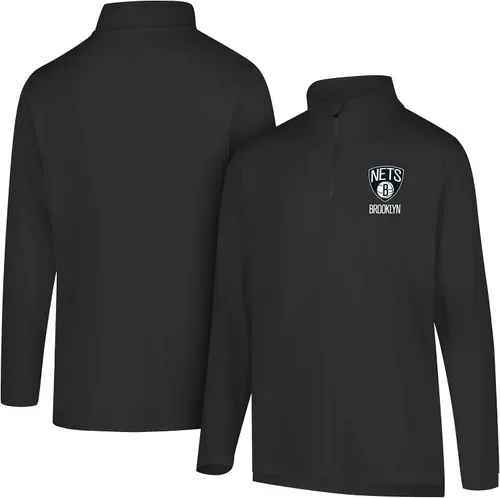 Miniatura 35 de Ultra Game Camiseta oficial de la NBA de manga larga con cremallera corta para hombre Color del