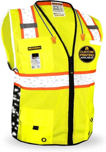 Miniatura 7 de KwikSafety BIG KAHUNA Safety Vest Class 2 ANSI OSHA Hi Vis Reflective Vest