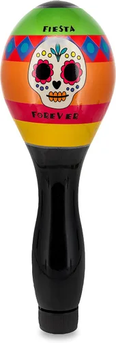 Miniatura 3 de MAD Beauty Sales de baño Fiesta Forever Maraca – Diseño de calavera de azúcar, aroma a piña y lima, estilo mexicano, baño relajante para remojar