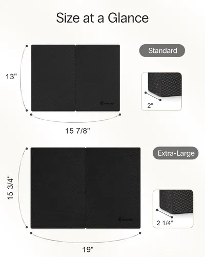 Miniatura 5 de StrongTek 2-in-1 Non-Slip Balance Pad - High-Density Foam Cushion, Supportive Exercise Mat & Knee Pad for Core Training, Yoga, Pilates, Physical