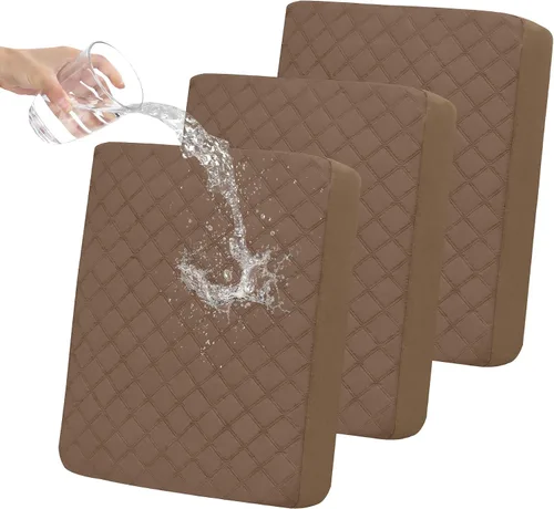 Miniatura 34 de Easy-Going Fundas de Cojines de Sofá Impermeables, Fundas Antideslizantes a Prueba de Fugas para Asientos de Sofá, Protector de Muebles Acolchado