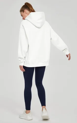 Miniatura 4 de THE GYM PEOPLE Sudadera con capucha de gran tamaño para mujer, ajuste holgado, forro polar suave, con bolsillos