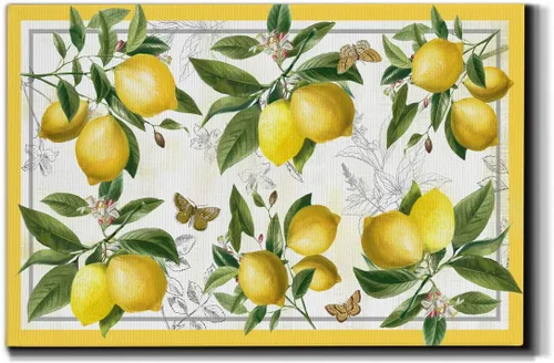 Miniatura 22 de Lienzo de arte de pared de paisaje abstracto con flores y bosque moderno, cuadros de arte para decoración de sala de estar, cocina, baño, oficina