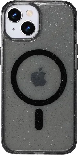 Miniatura 25 de Tigowos - Funda magnética para iPhone 15, resistente a las caídas, sensación de piel mate, a prueba de golpes, delgada, negro mate